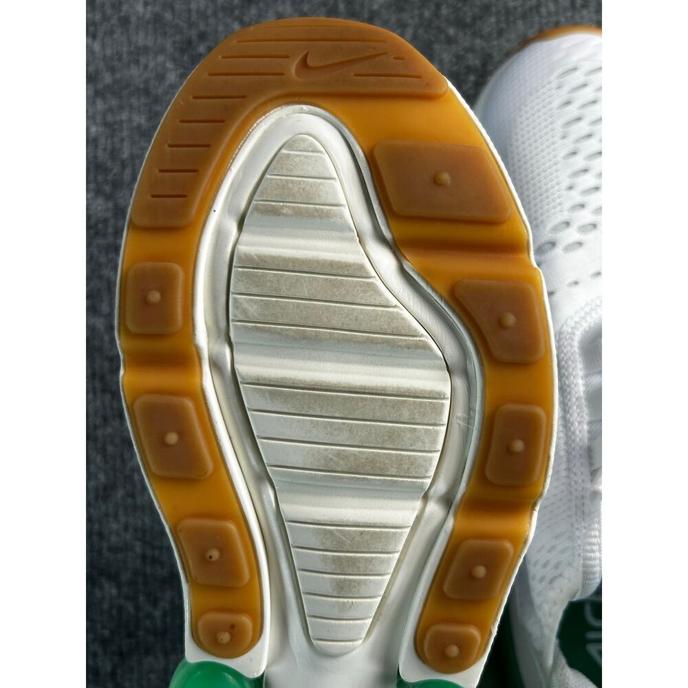 Nike Air Max 270 Women's White Green Running Shoes Size 8 - Picture 9 of 13